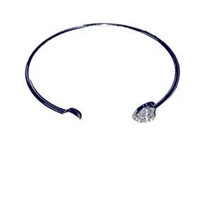 SILVER heart bracelet